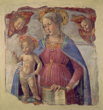 Madonna and Child with Angels by Domenico Ghirlandaio